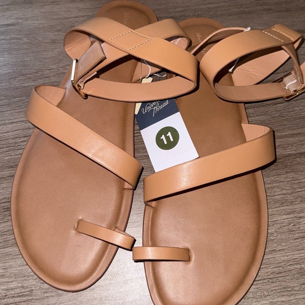 Universal Thread Tan Strappy Sandals - Picture 2 of 4